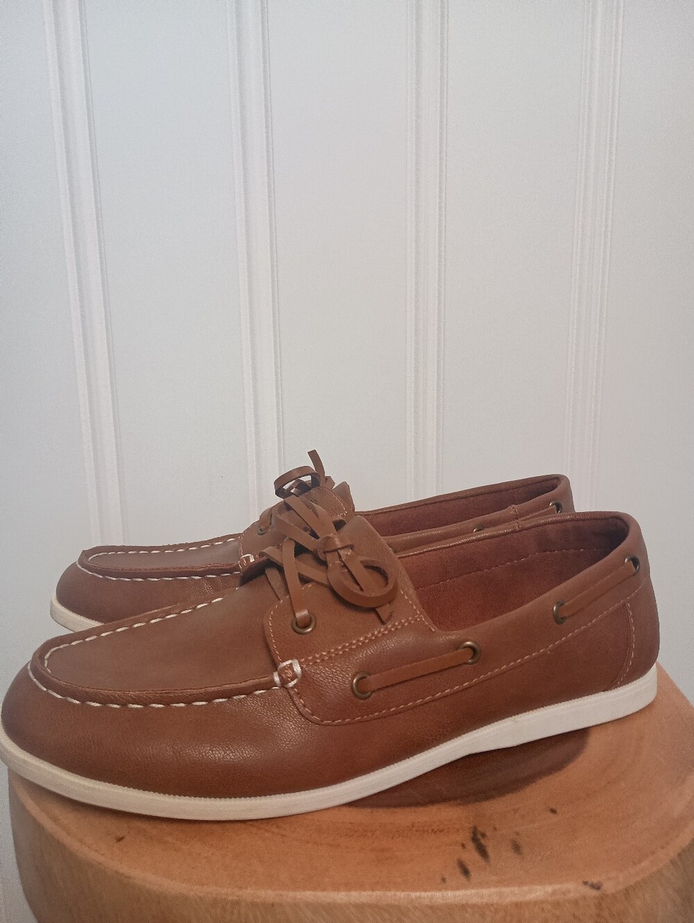 Cat & Jack- Classic Brown Boat Shoes- Size 6